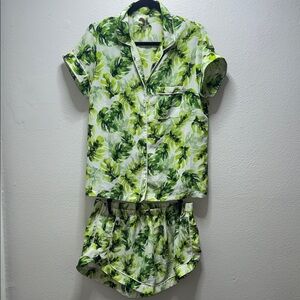 Buddy Love Tropical Green Pajama Set